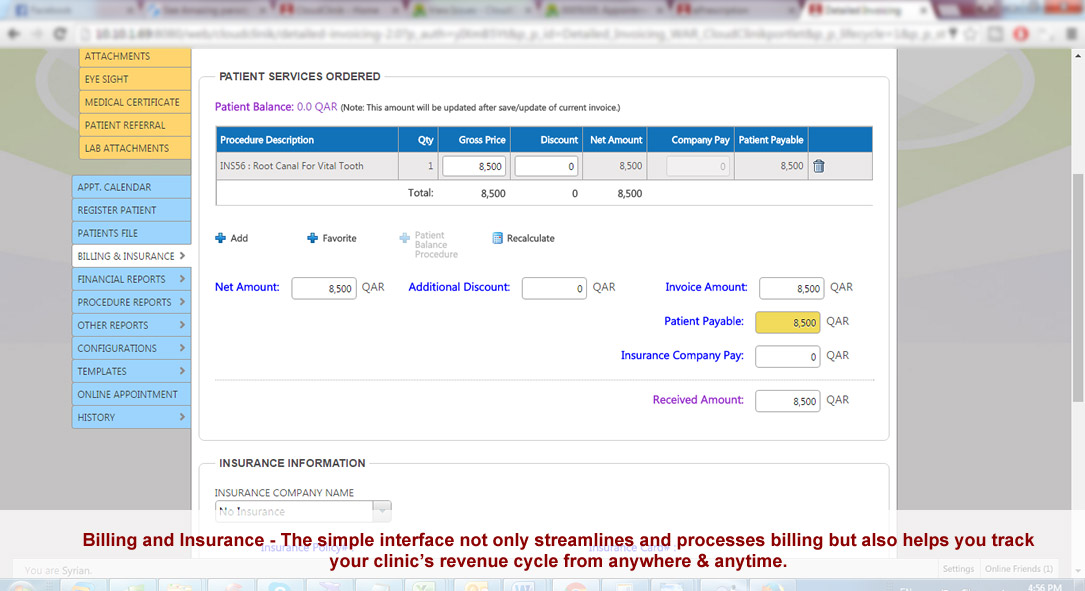 Billing and Insurance, Interface not only streamlines, clinic revenue cycles, EHS